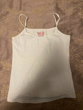white tank top
